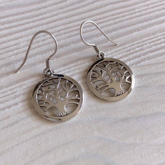 Tree of Life Earrings - Picture 2 of 5